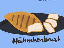 Perfectly grilled chicken breast with crosshatch grill marks, herbs and spices, lean protein main dish with juicy interior