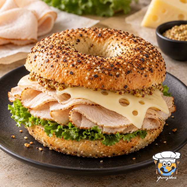 Turkey_and_Swiss_Bagel