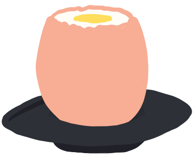 Hard boiled eggs