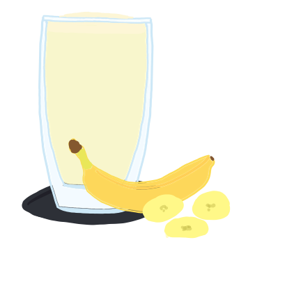 Banana milkshake