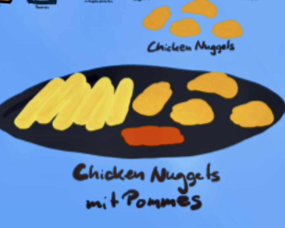 Chicken Nuggets with Fries