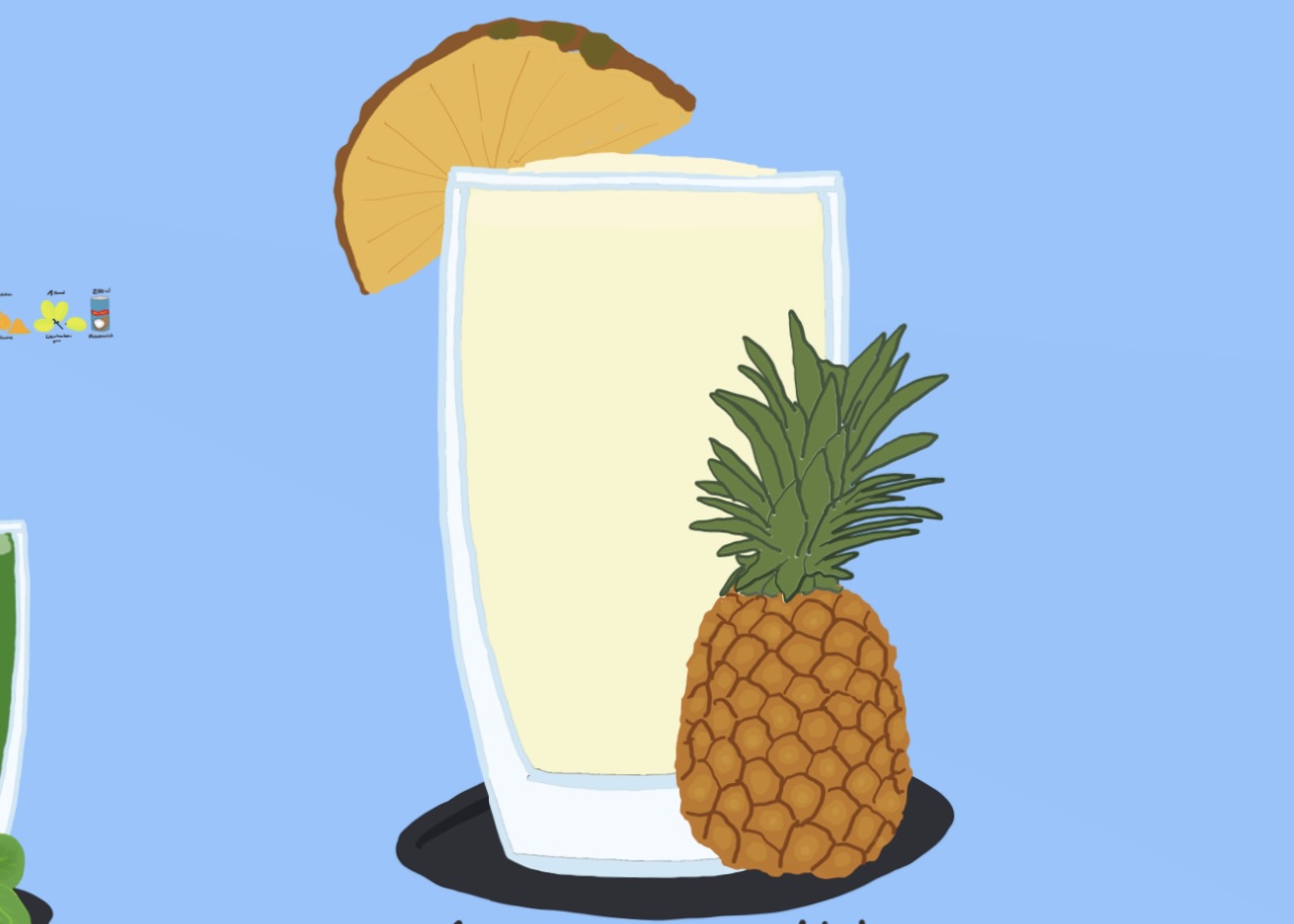 Pineapple smoothie