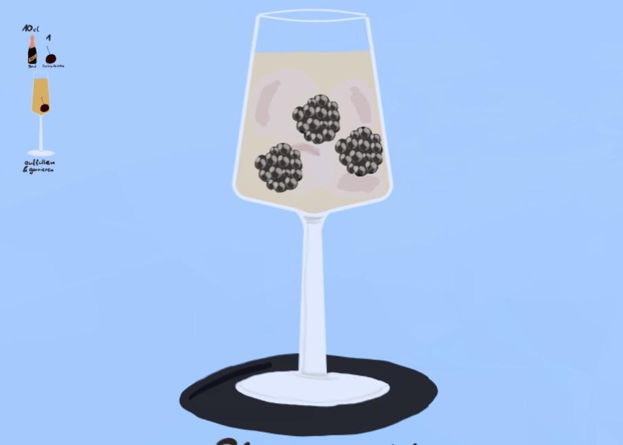 Blackberry Lillet Spritz