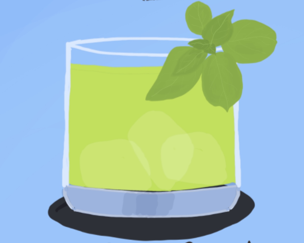 Gin Basil Smash