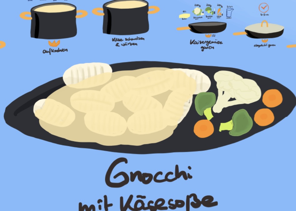 Gnocchi with Cheese Sauce for Kids