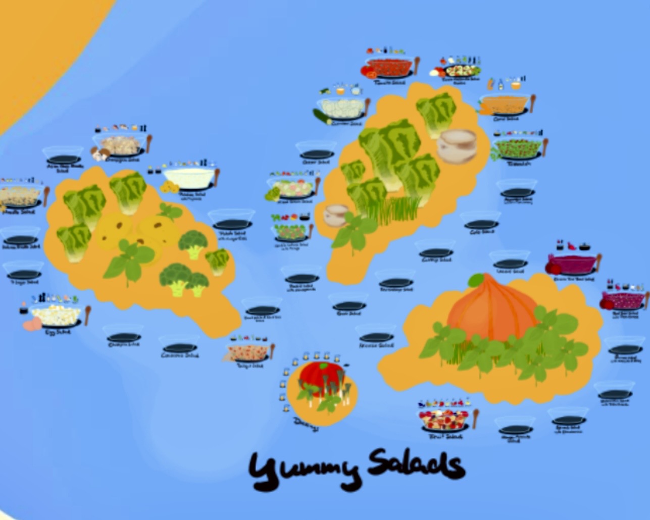 Yummy Salads Island