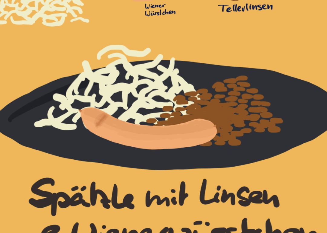 Spätzle mit Linsen