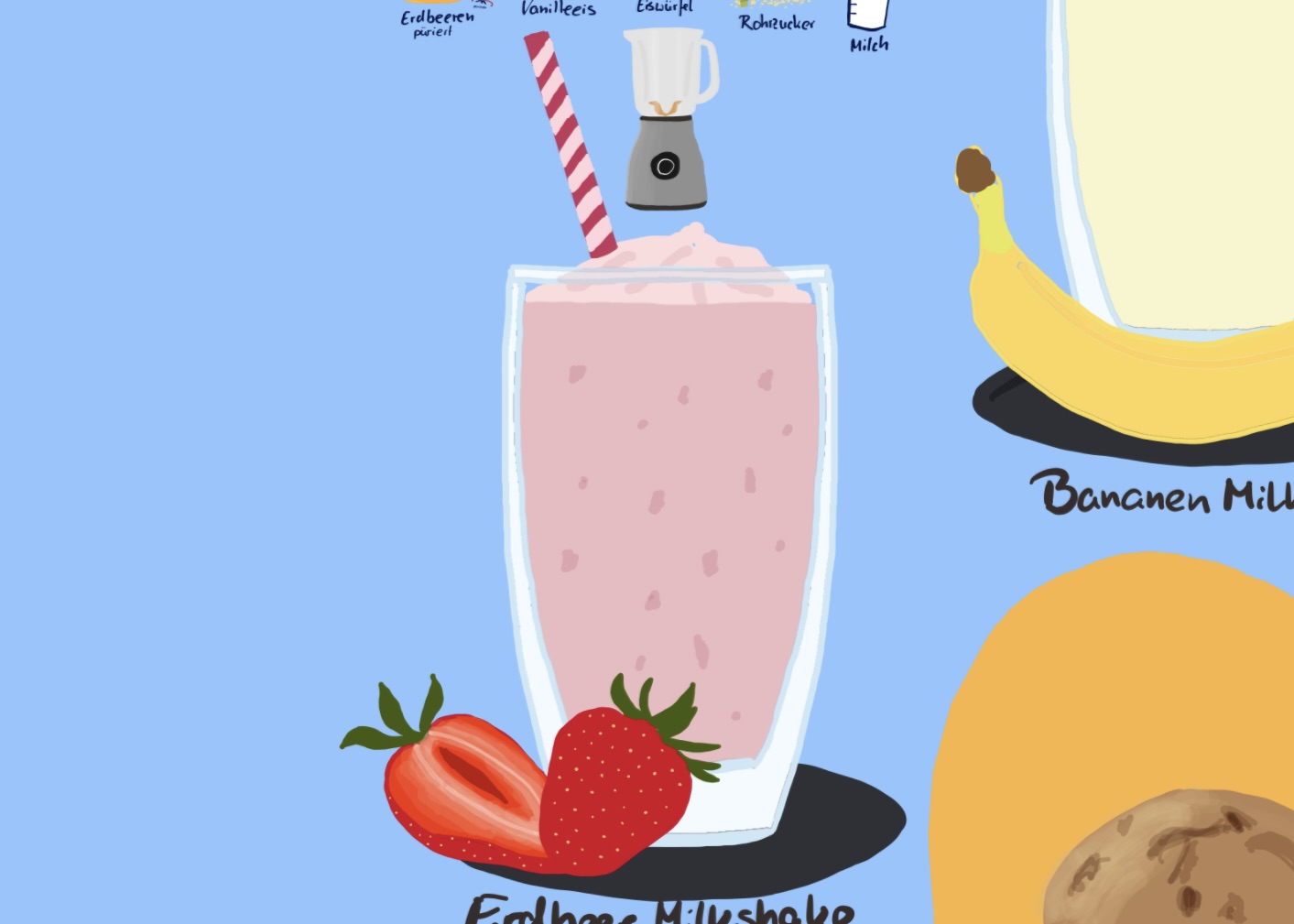 Erdbeer-Milchshake