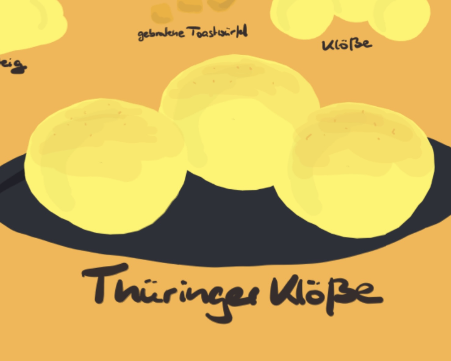 Selbstgemachte Thüringer Klöße