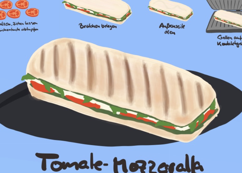 Tomato Mozzarella Panini