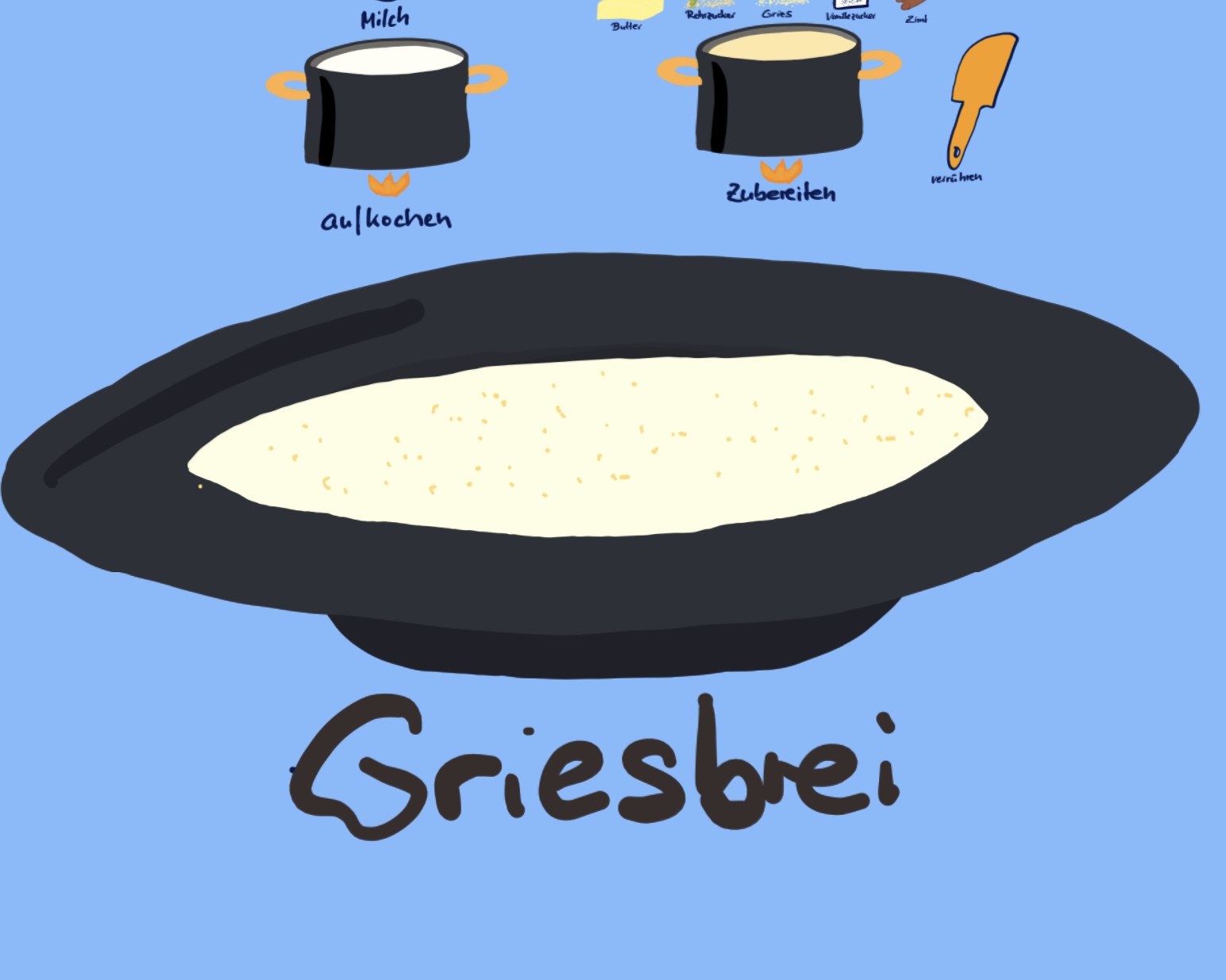 Semolina Pudding for Kids