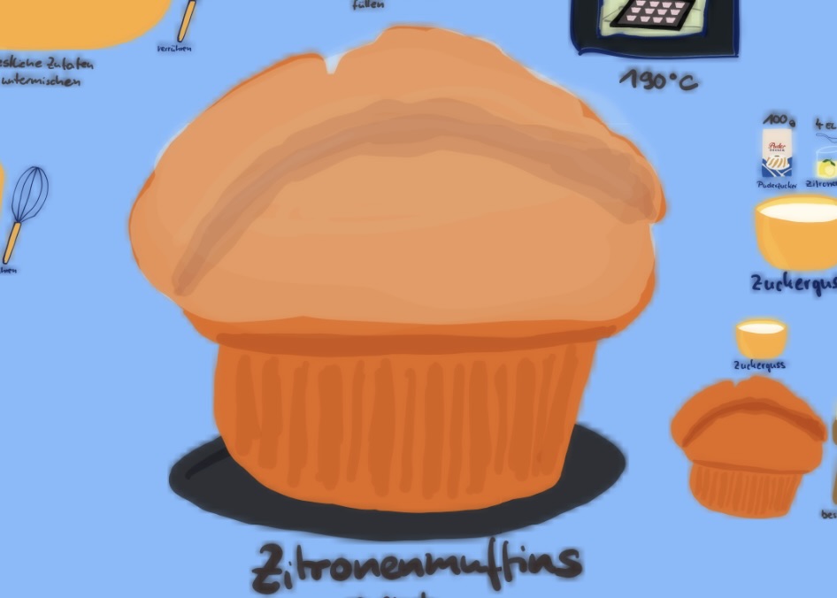 Zitronen Muffins