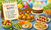Geburtstagsbuffet